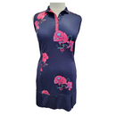 Callaway Sleeveless Navy Floral Dress Size L MSP $101-3