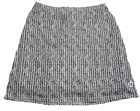 Jofit Black & White Patterned Women’s Pull-on Golf Skort Size XS