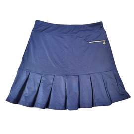 Daily Sports Navy Pleated Women's Athletic Golf Skort Size M MSP$134