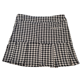 New Emerald 18 BLack & White Houndstooth Golf Skort Size L - 0