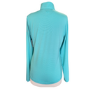 Cutter & Buck Teal Striped Women's Golf Pullover w/Logo Size M-2