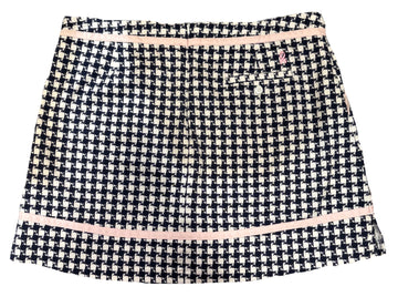Lady Hagen 17.5" Navy & White Houndstooth Skort Size 14 MSP$55 - 0
