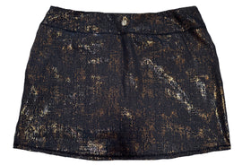 New Lilly Pultizer Black Women's Golf Skort w/Gold Accents Size XLMSP$108 - 0