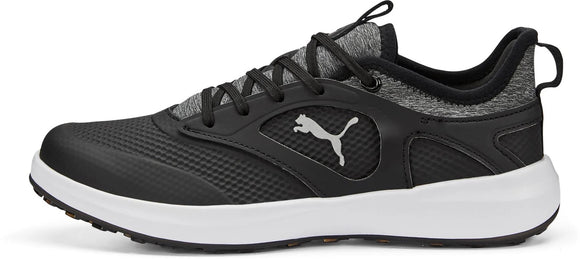 New Puma Women's Ignite Malibu Spikeless Golf Shoes Black/Silver MSP$110