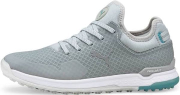 New Puma Women's PROADAPT ALPHACAT Golf Shoes Silver MSP$130