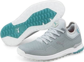 New Puma Women's PROADAPT ALPHACAT Golf Shoes Silver MSP$130 - 0