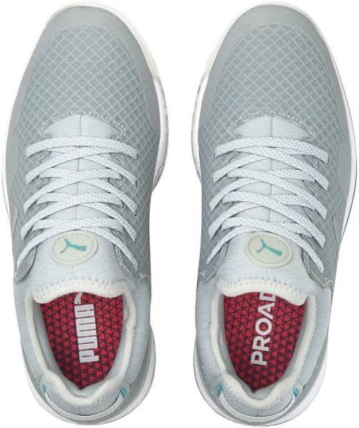 New Puma Women's PROADAPT ALPHACAT Golf Shoes Silver MSP$130