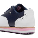 New Puma Women's AVANT Golf Shoes White/Navy MSP$110-3