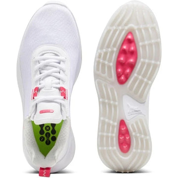 New Women's Puma Fusion Crush Sport Golf Shoes - White/Rose MSP$100 - 0