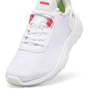 New Women's Puma Fusion Crush Sport Golf Shoes - White/Rose MSP$100-4