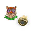 New Birdie Girl Go Get 'Em Tiger Golf Ball Marker with Magnetic Hat Clip-1