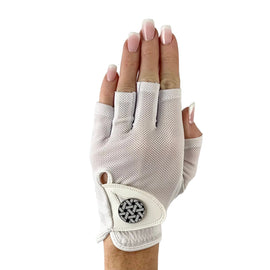 New Hard Candy Women's Half Finger Golf Glove - Left Hand