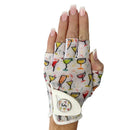 New Hard Candy Women's Half Finger Golf Glove - Party Time - Left Hand-1