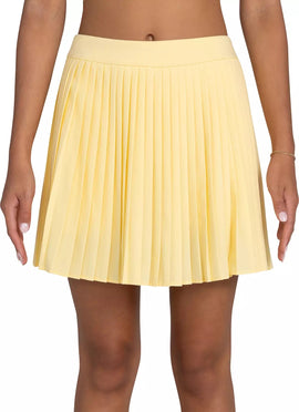 New Bad Birdie Women's Double Down Golf Skort - Pale Banana