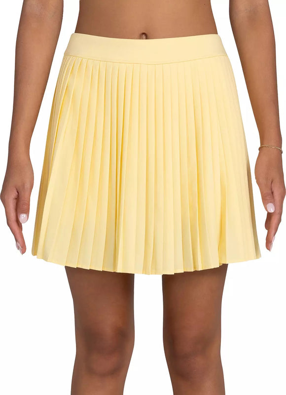 New Bad Birdie Women's Double Down Golf Skort - Pale Banana