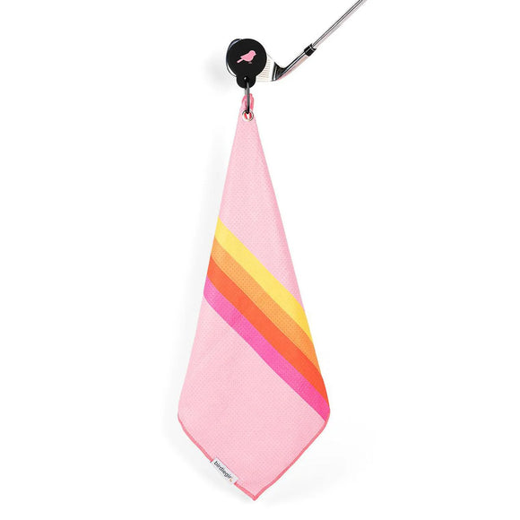 New Birdie Girl Golfher's Sunset Magnetic Golf Towel