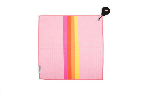 New Birdie Girl Golfher's Sunset Magnetic Golf Towel