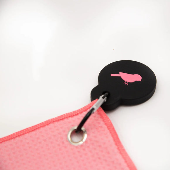 New Birdie Girl Golfher's Sunset Magnetic Golf Towel