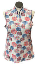 New Smith & Quinn Kennedy Sleeveless Golf Top - Fireworks - MSP$98-1