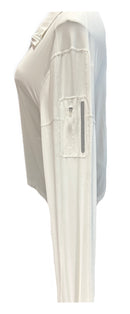 bloq-uv White Solid Mock Zip Pullover Size XXL MSP $90-3