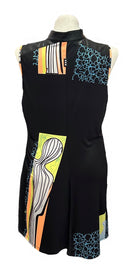 Jamie Sadock Blue, Green & Orange Patterned Women's Golf Dress Size L-2