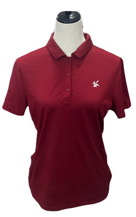 Nike Dark Red Women's Golf Polo w/ Logo Size M MSP