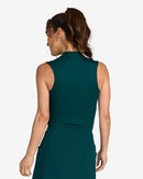 New Bad Birdie Women's Blade Sleeveless Golf Polo - Lush Green-2