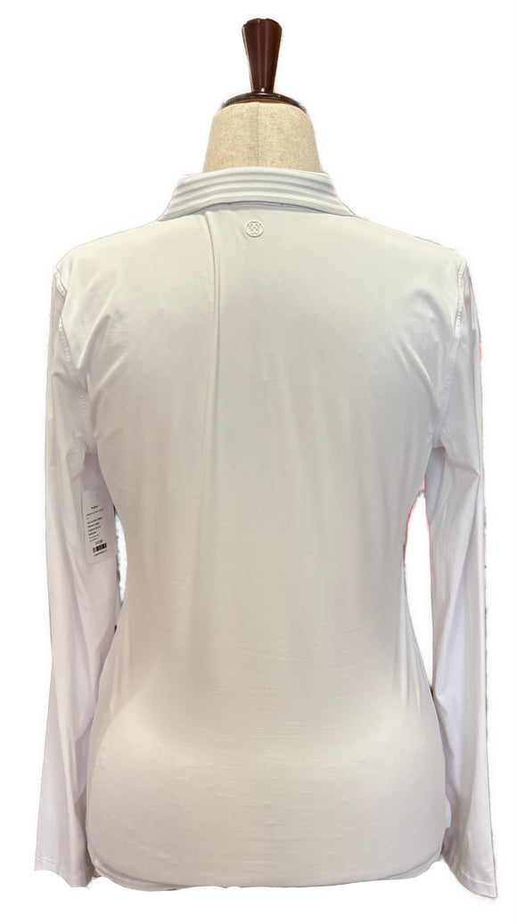 New G/Fore White Women's Golf Pullover Size M MSP$120