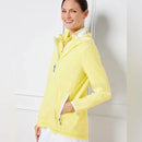 T by Talbots Yellow Windbreaker Pullover Size XL MSP$149-1