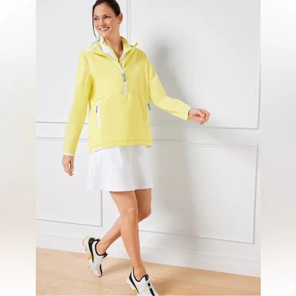 T by Talbots Yellow Windbreaker Pullover Size XL MSP$149