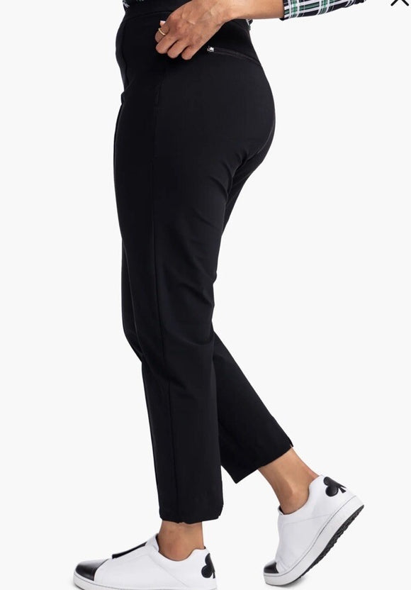 New Kinona Black Tailored Crop Golf Pants MSP$149