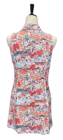 Smith & Quinn Peach Aurora International Golf Club Patterned Women’s Golf Dress Size M MSP$135-2