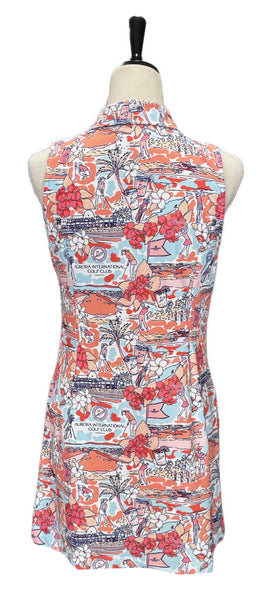 Smith & Quinn Peach Aurora International Golf Club Patterned Women’s Golf Dress Size M MSP$135 - 0