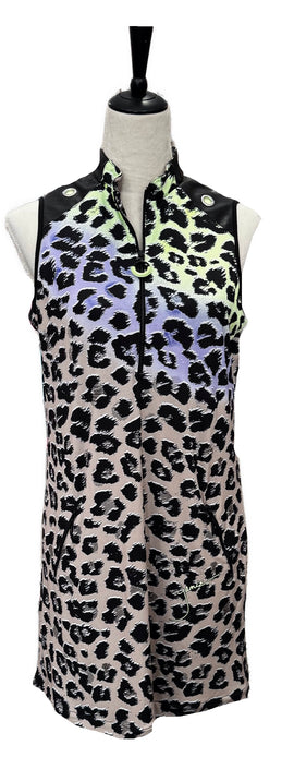 Jamie Sadock Cheetah Print Women’s Golf Dress Size M