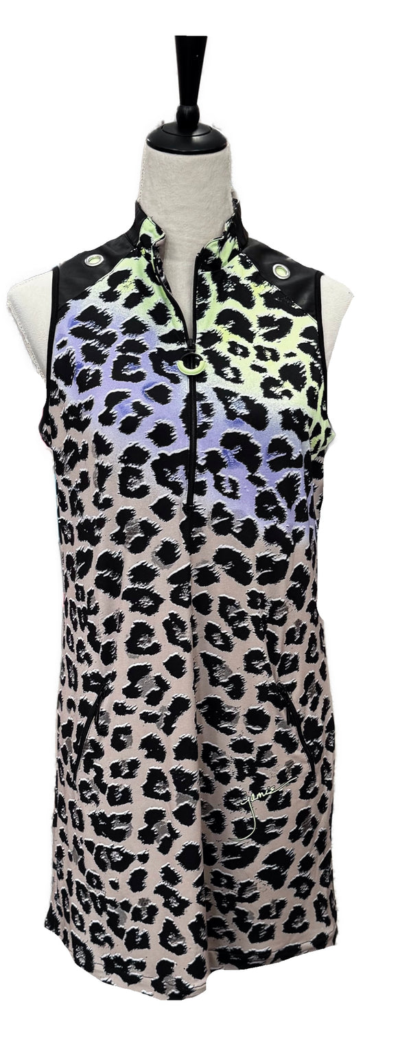 Jamie Sadock Cheetah Print Women’s Golf Dress Size M