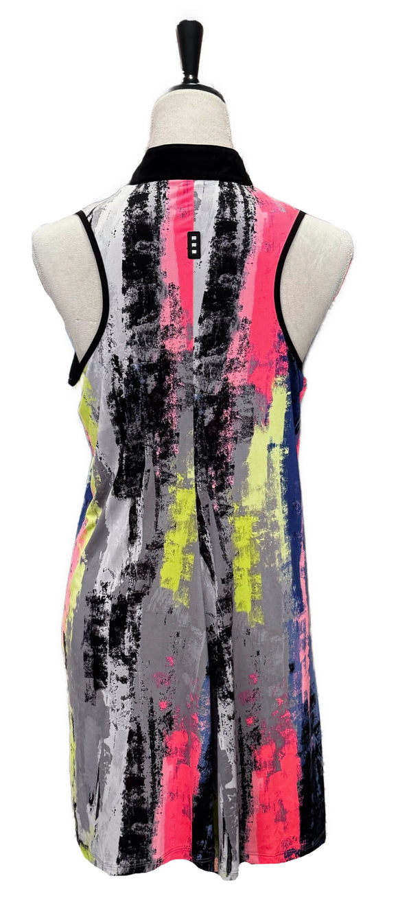 Jamie Sadock Gray, Yellow & Pink Women’s Golf Dress Size M