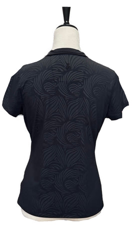 Lopez Women’s Black Short Sleeve Golf Top Size M - 0
