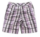 Izod Purple & White Plaid Shorts Size 10 MSP $65-2