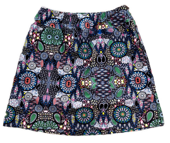 B-Skinz Purple, Yellow & Green Patterned Women’s Golf Skort Size M MSP$79