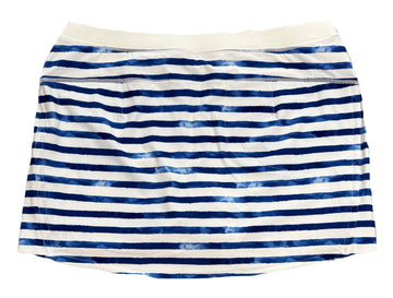 RLX Women's Blue & White Striped Golf Skort Size XL - 0