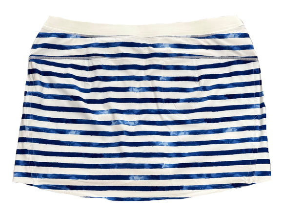 RLX Women's Blue & White Striped Golf Skort Size XL
