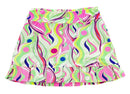 Tzu Tzu Samba Golf Skort Neon Green Print Size XS MSP$150-1