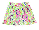 Tzu Tzu Samba Golf Skort Neon Green Print Size XS MSP$150-2