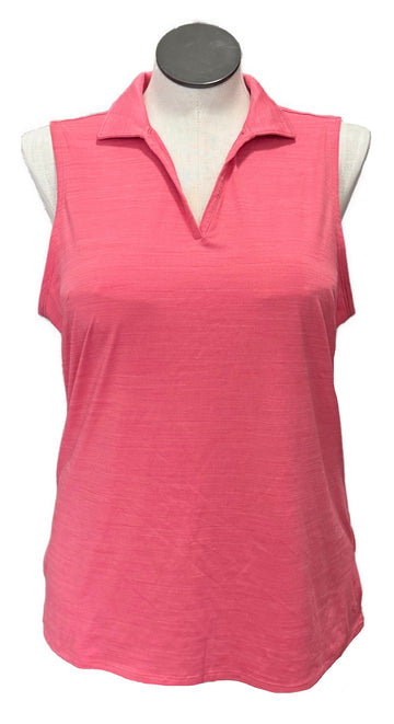 Puma Pink Heathered Women's Sleeveless Golf Top Size XL