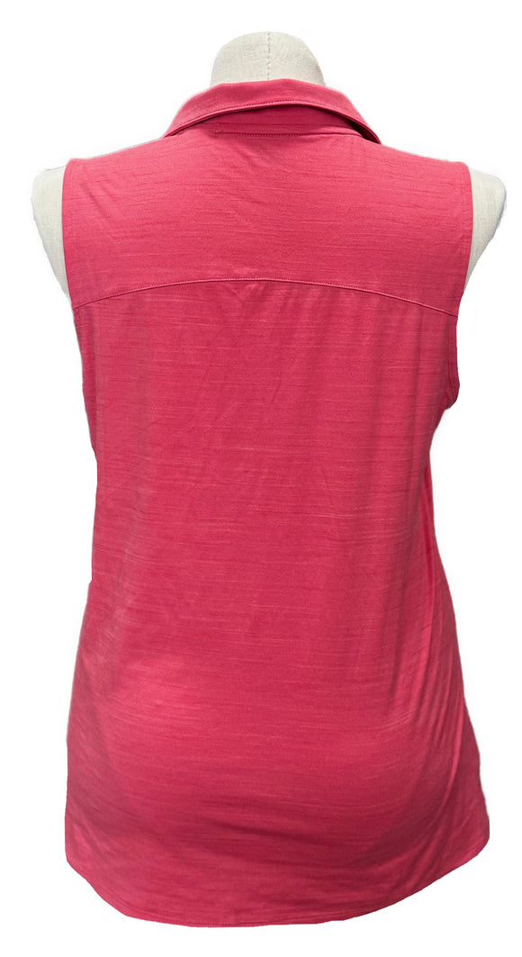 Puma Pink Heathered Women's Sleeveless Golf Top Size XL