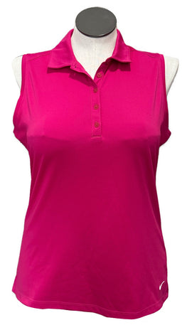 Nike Magenta Women's Sleeveless Golf Top Size XL