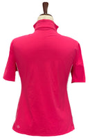New Kinona Sport Pink Keep it Covered Golf Top Size M MSP$118-2
