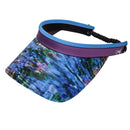 New Glove It Waterfall Print And Solid Coil Visor-1