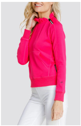 New Tail Women's Condoleezza Vivid Pink Pullover - 0