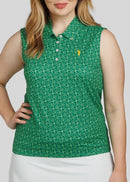 New William Murray Women's Knotty by Nature Sleeveless Golf Polo MSP$78-1